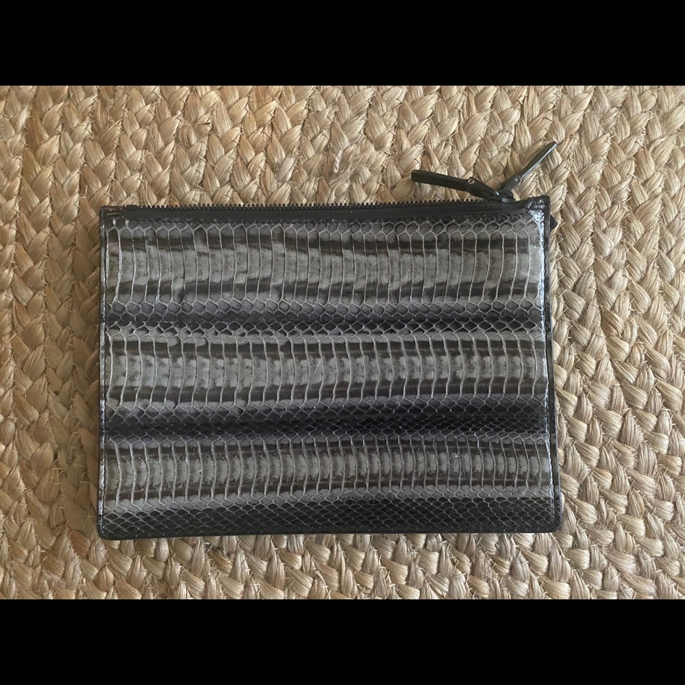 Gorgeous snakeskin Helmut Lang purse